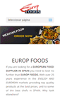 Mobile Screenshot of europfoods.es